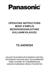 Panasonic TX-24DW304 Operating Instructions Manual