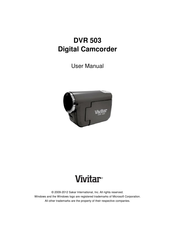 Vivitar DVR 503 User Manual