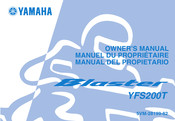 Yamaha BLASTER YFS200T Owner's Manual