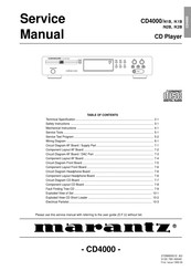 Marantz CD4000/N1B Service Manual