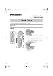 Panasonic KX-TCD210G Quick Manual