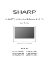 Sharp LC-55CUG8462KS User Manual