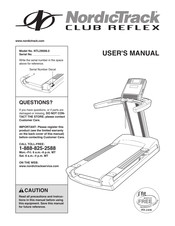 Nordictrack cheap c1800i manual