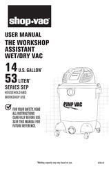 Shop-Vac SEP SERIES User Manual