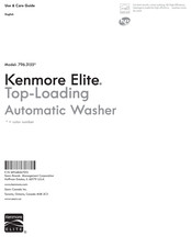 Kenmore 796.3155 series Use And Care Manual