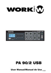 Work Pro PA 90/2 USB User Manual