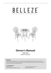 Belleze 014-HG-20061 Owner's Manual