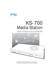 Arec KS-700 Quick Installation Manual