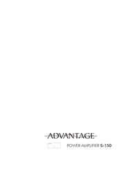 Advantage S-150 Manual