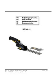 Texas Equipment HT 360 Li User Manual