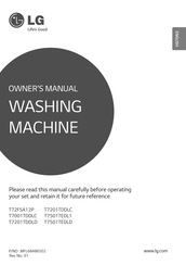 LG T72FSA12P Owner's Manual