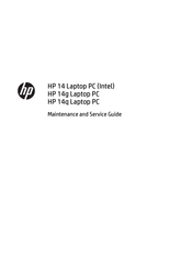 HP 14-BS0 Series Maintenance And Service Manual