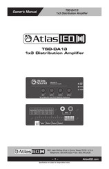 Atlas IED TSD-DA13 Owner's Manual