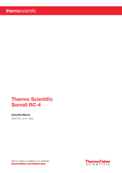 Thermo Scientific Sorvall RC-4 Instruction Manual