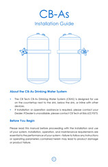 CB Tech CB-As Installation Manual