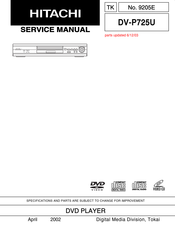 Hitachi DV-P725U Service Manual