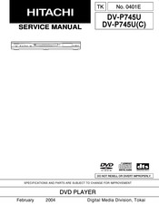 Hitachi DV-P745UC Service Manual