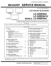 Sharp Aquos LC-65SE94U Service Manual