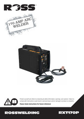Ross RXT170P Operating Instructions Manual