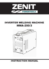 Zenit Powertools mma-250/3 Instruction Manual
