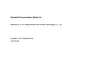 Huawei U1301 User Manual