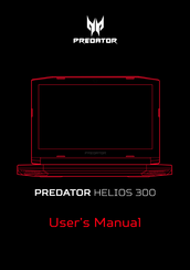 Acer Predator HELIOS 300 User Manual
