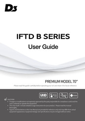 D3 IFTD B SERIES User Manual