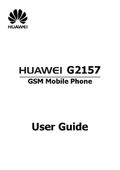 Huawei G2157 User Manual
