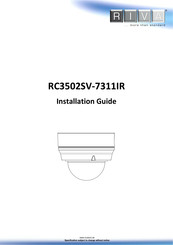 Riva RC3502SV-7311IR Installation Manual