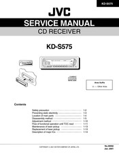 JVC KD-S575 Service Manual