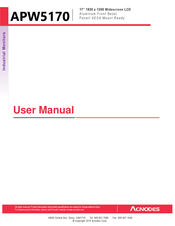 Acnodes APW5170 User Manual