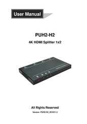Altimium PUH2-H2 User Manual