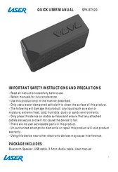 Laser SPK-BT520 Quick User Manual