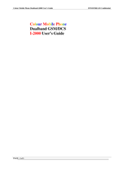 INNOSTREAM I-2000 User Manual