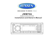 Jensen JWM70A Installation And Owner's Manual