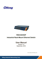 Oring RGS-9244GP User Manual