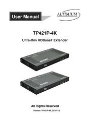 Altimium TP421P-4K User Manual
