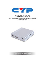 CYP CHDBT-1H1CL Operation Manual