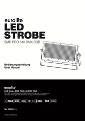 EuroLite SMD PRO 540 User Manual