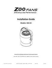 Zoo Fans H65-EC Installation Manual