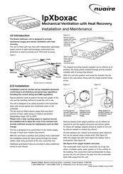 NuAire lpXboxac Installation And Maintenance