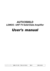 Elettronika AUTV/3500LD User Manual