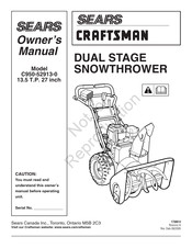 Craftsman c950-52913-0 Owner's Manual