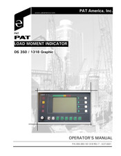 PAT DS 350/1318 Graphic Operator's Manual