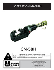Huskie Tools CN-58H Operation Manual
