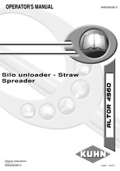 KUHN ALTOR 4560 Operator's Manual