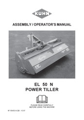 Kuhn EL 50 N Assembly & Operators Manual