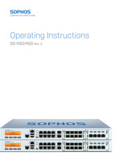 Sophos SG 430 Operating Instructions Manual