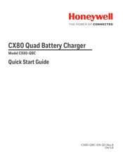 Honeywell CX80 Quad Battery Charger Quick Start Manual