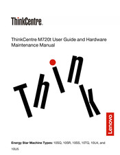 Lenovo ThinkCentre M720t User Manual And Hardware Maintenance Manual